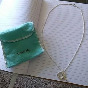 Tiffany & Co. Elsa Peretti letter "A" Necklace